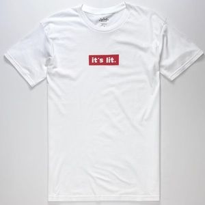 Blue Crown #ITSLIT Mens T-shirt